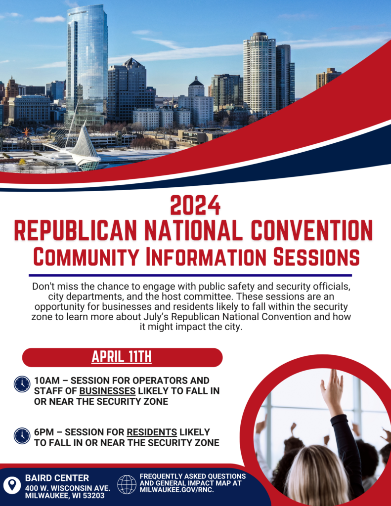 REPUBLICAN NATIONAL CONVENTION COMMUNITY INFORMATION SESSION